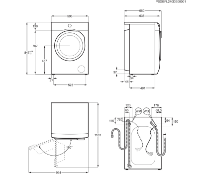Pralko-suszarka Pralko-suszarka Electrolux EW7W4692P SteamCare 700 9/6kg 1600obr SensiCare+ DualCare SteamCare